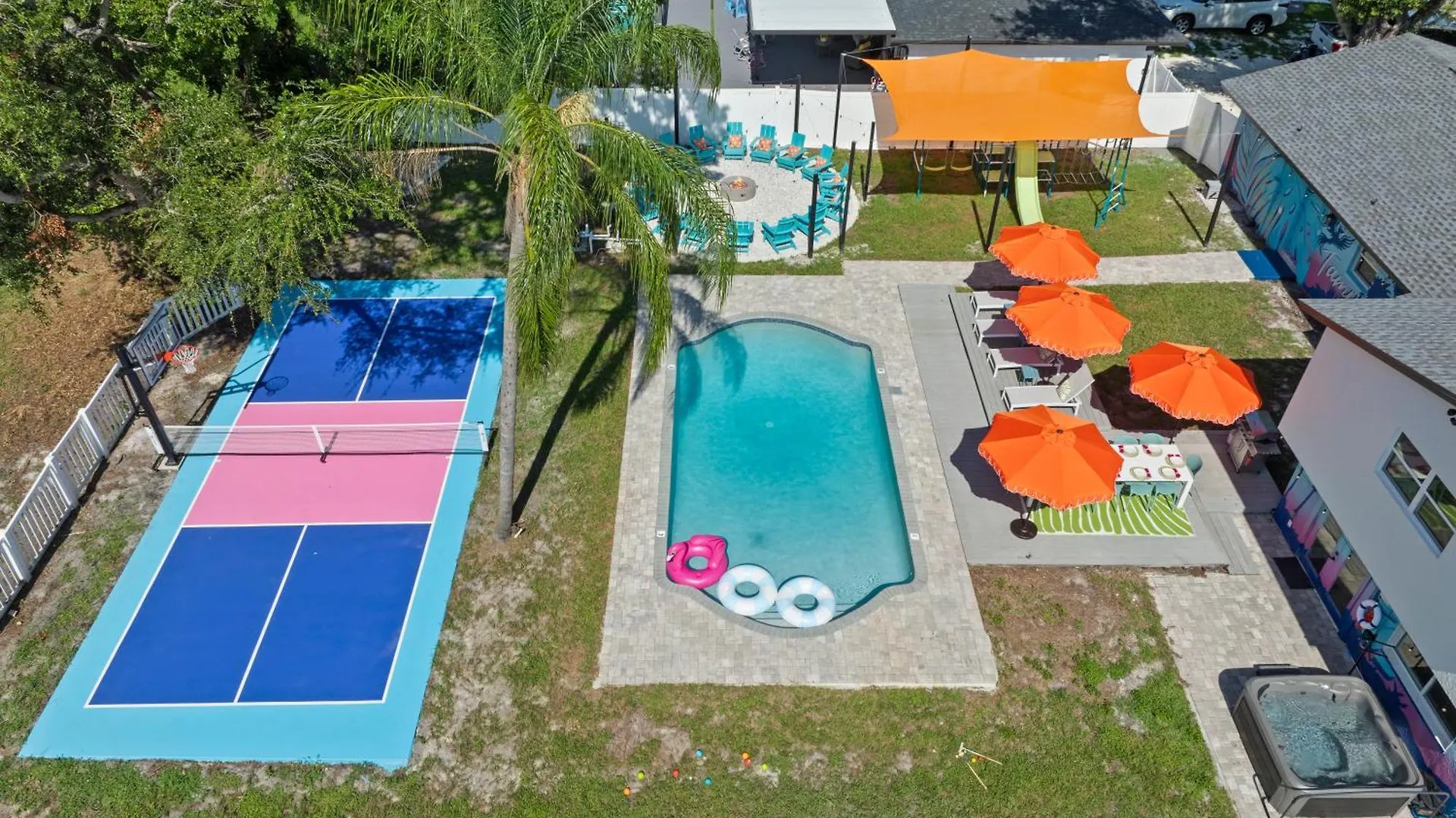 טאמפה Heated Pool-Hottub-Selfie Wall-Game Room-Playset